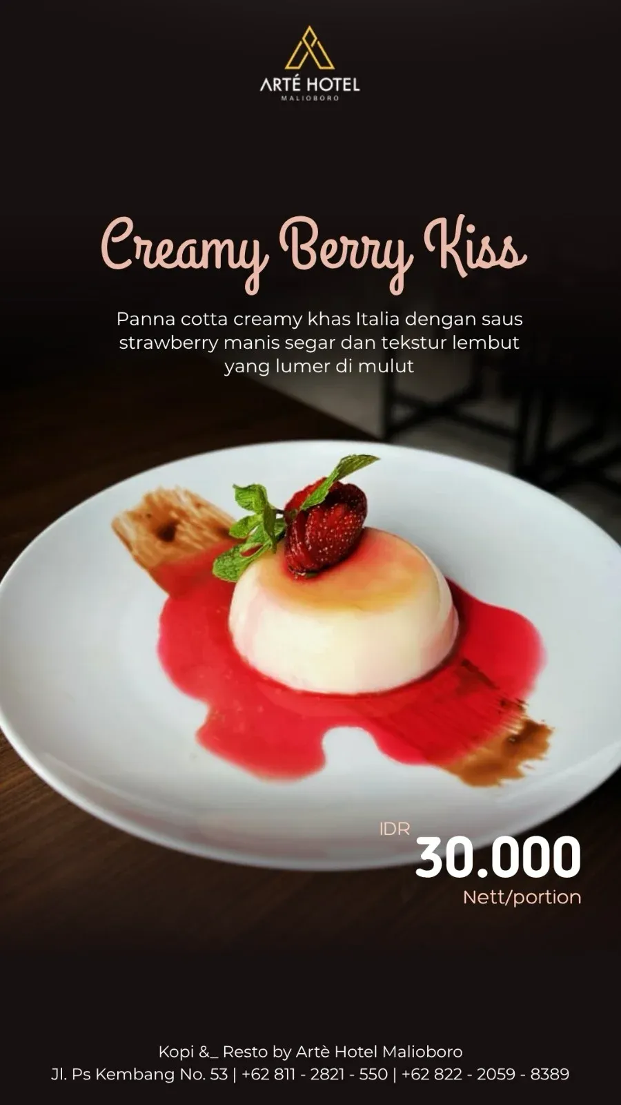 Creamy Berry Kiss