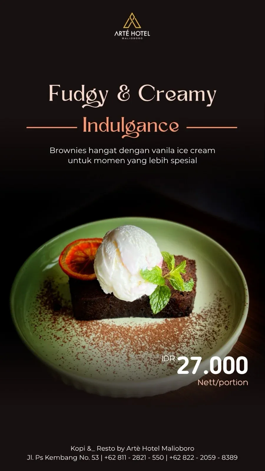 Fudgy & Creamy Indulgance